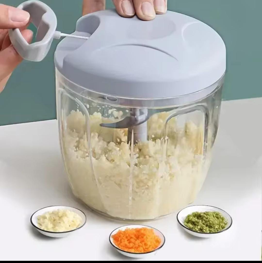 Manual Food Chopper - Chop, Mix & Prep in Seconds!