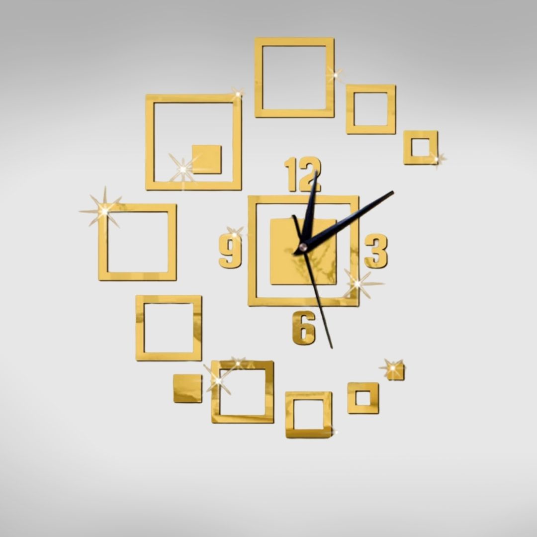 Modern Acrylic Wall Clock Frame Set