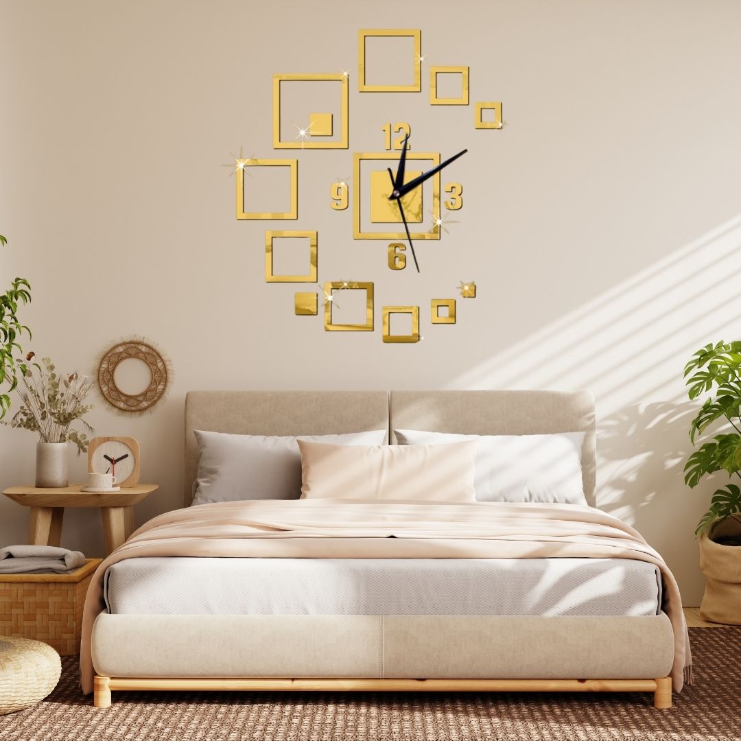 Modern Acrylic Wall Clock Frame Set