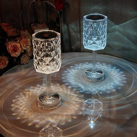 Diamond Crystal Stand Lamp - 16 Color Changing RGB Touch Lamp