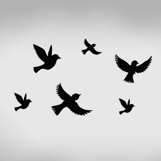 Birds in Flight Wall Art