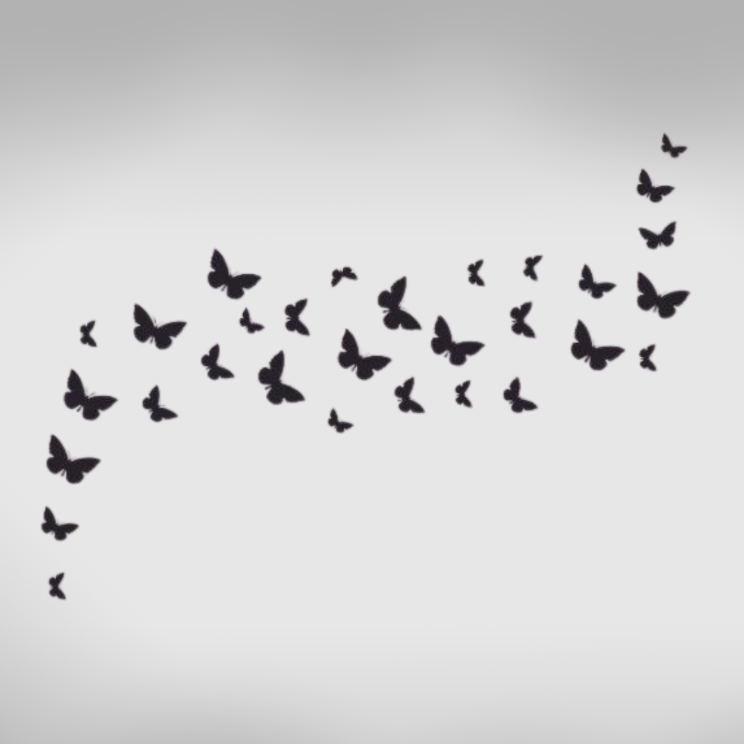 Butterflies in Bloom Wall Art