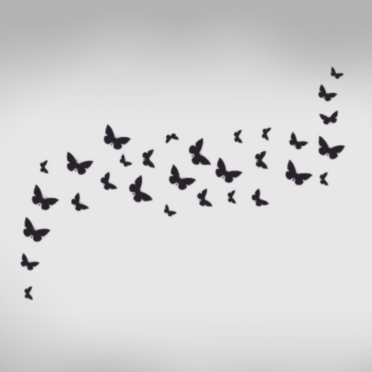 Butterflies in Bloom Wall Art