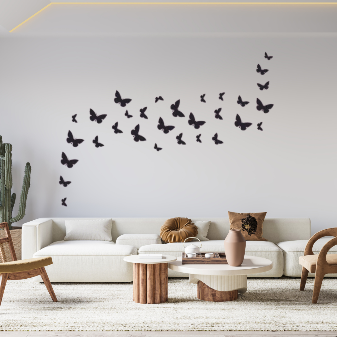 Butterflies in Bloom Wall Art
