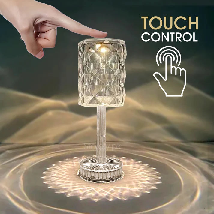 Diamond Crystal Stand Lamp - 16 Color Changing RGB Touch Lamp