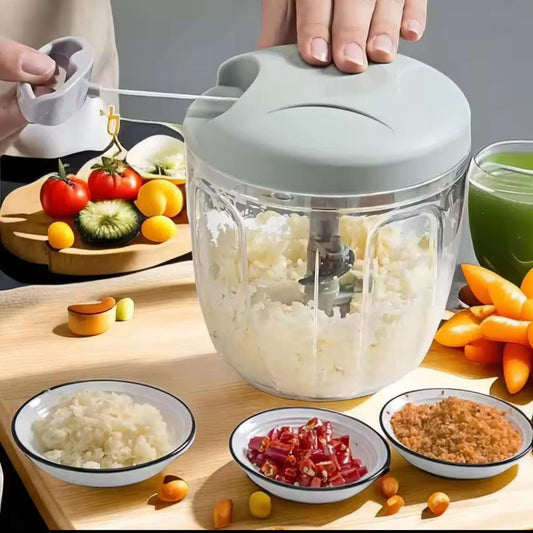 Manual Food Chopper - Chop, Mix & Prep in Seconds!